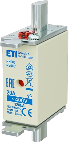 Attēls no NH000 gG 20A/400V