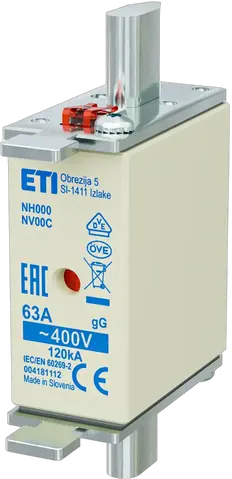 Attēls no NH000 gG 63A/400V