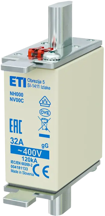 Attēls no *NH000 gG 32A/400V korr.