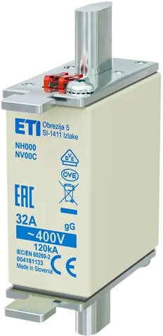 *NH000 gG 32A/400V korr.