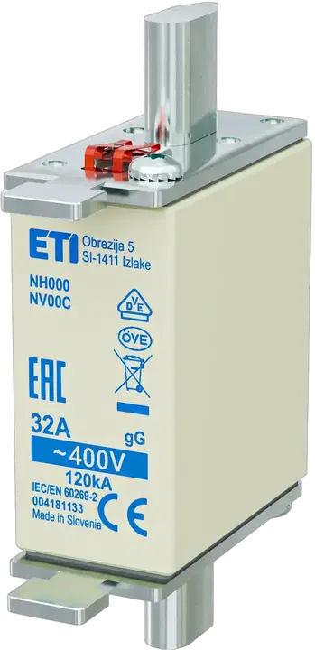 Attēls no NH000 gG 32A/400V korr.