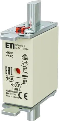 NH000 gG 16A/500V
