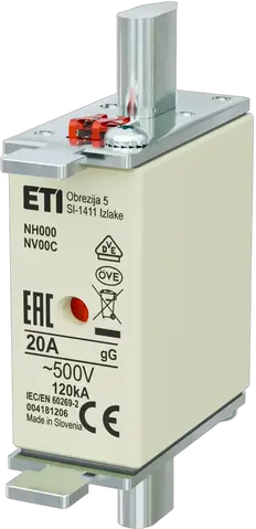 NH000 gG 20A/500V