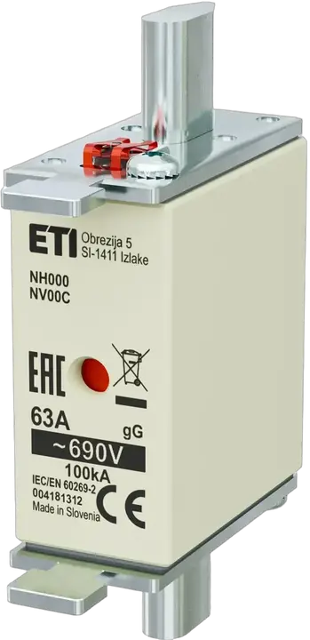 Attēls no NH000 gG 63A/690V