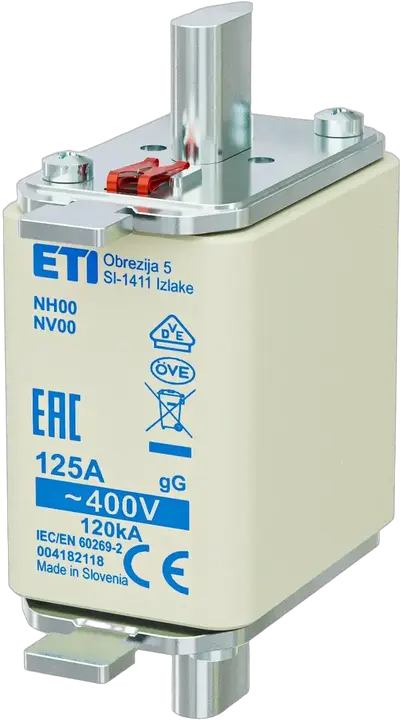 Attēls no NH00 gG 125A/400V korr.