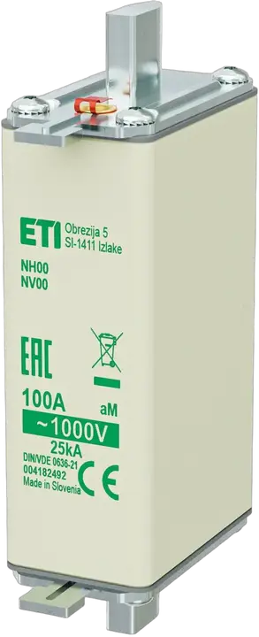 Attēls no NH00/85 aM 100A/1000V