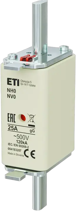 Attēls no NH0 gG 25A/500V