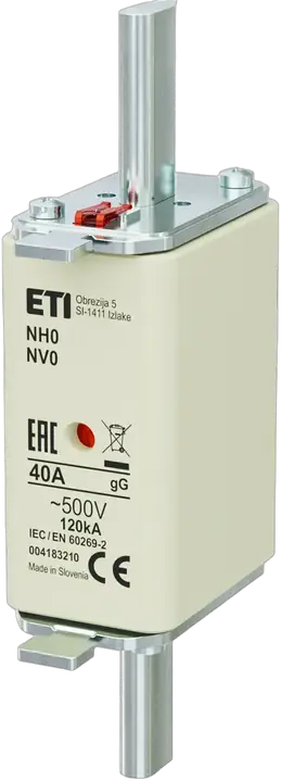 Attēls no NH0 gG 40A/500V