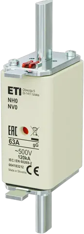 NH0 gG 63A/500V