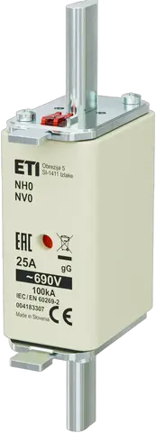 NH0 gG 25A/690V