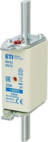 NH1C gG 25A/400V