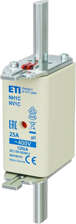 Attēls no NH1C gG 25A/400V korr.