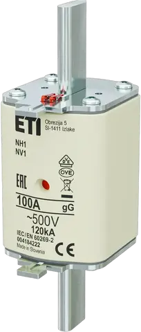 NH1 gG 100A/500V