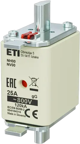 Attēls no NH00 gG 25A/800V