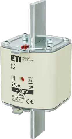 NH3 gG 250A/800V