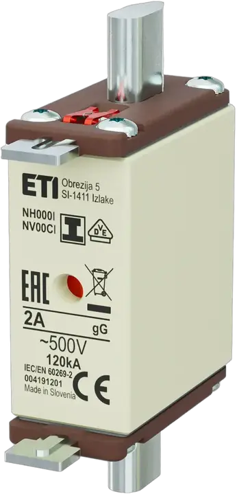 Attēls no NH000/I gG 2A/500V