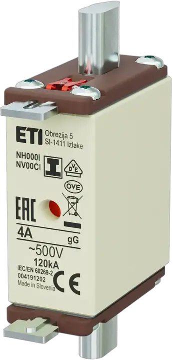 Attēls no NH000/I gG 4A/500V