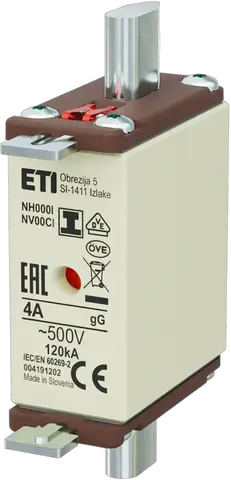 NH000/I gG 4A/500V