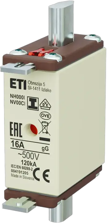Attēls no NH000/I gG 16A/500V