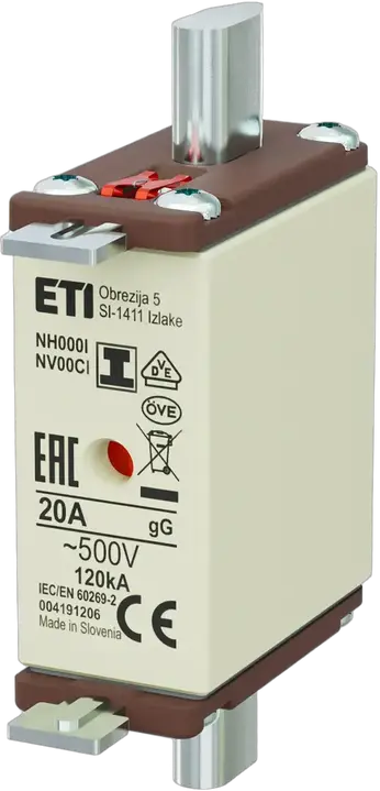 Attēls no NH000/I gG 20A/500V