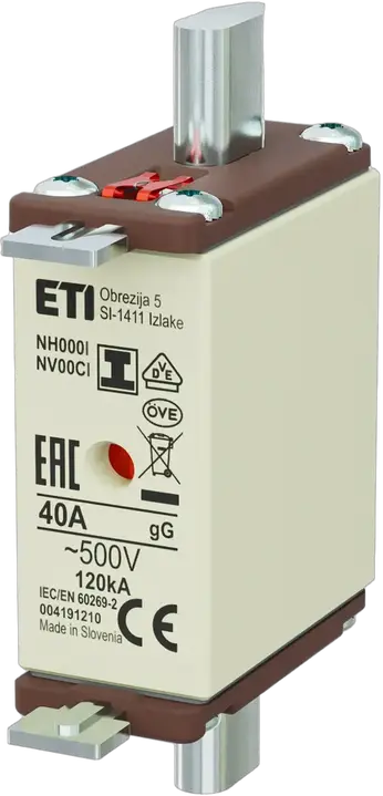 Attēls no NH000/I gG 40A/500V