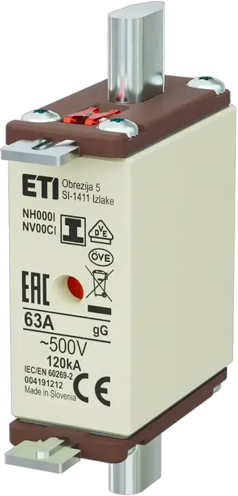 Attēls no NH000/I gG 63A/500V