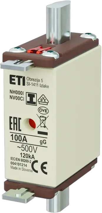 Attēls no NH000/I gG 100A/500V