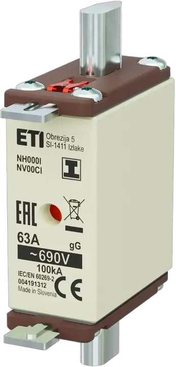 Attēls no NH000/I gG 63A/690V