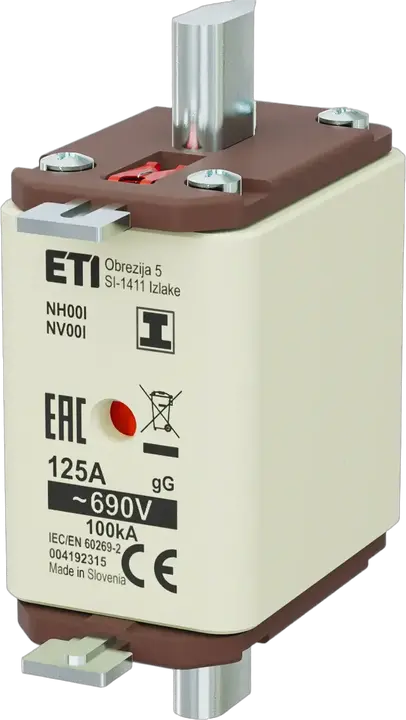 Attēls no NH00/I gG 125A/690V