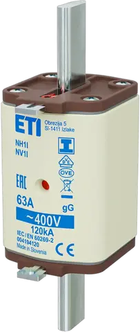 NH1/I gG 63A/400V
