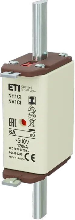 Attēls no NH1C/I gG 6A/500V