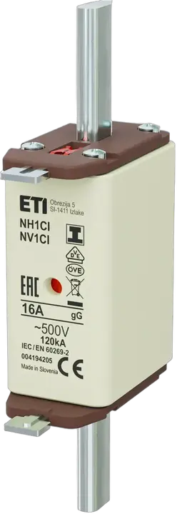 Attēls no NH1C/I gG 16A/500V