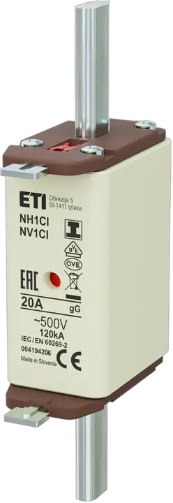 Attēls no NH1C/I gG 20A/500V