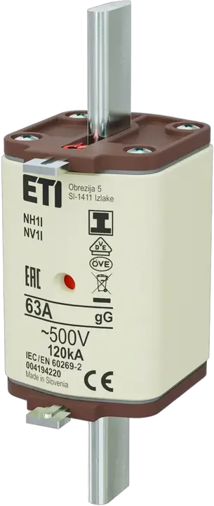 Attēls no NH1/I gG 63A/500V