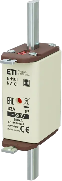 Attēls no NH1C/I gG 63A/690V