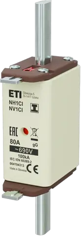 NH1C/I gG 80A/690V