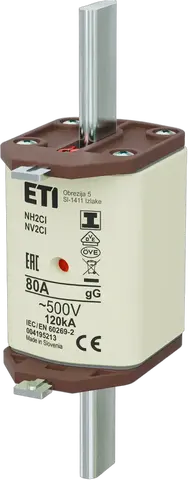 NH2C/I gG 80A/500V