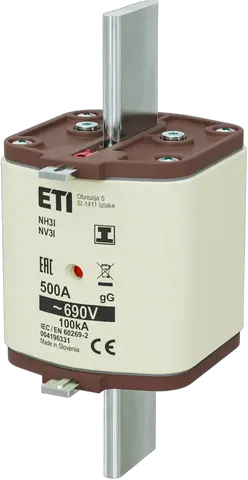 NH3/I gG 500A/690V