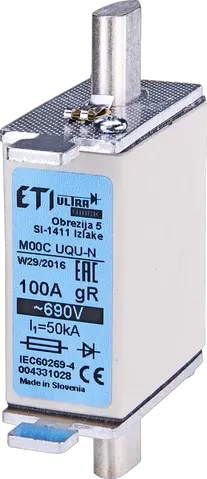 NH000 UQ gR 25A/690V