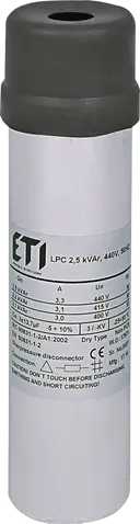 Attēls no LPC 2,5 kVAr, 440V, 50Hz