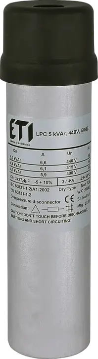Attēls no LPC 5 kVAr, 440V, 50Hz