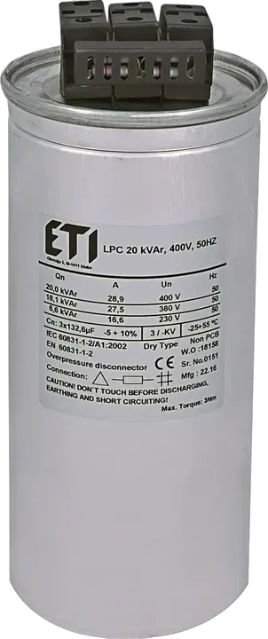 Attēls no LPC 20 kVAr, 400V, 50Hz