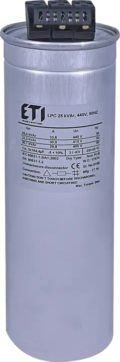 Attēls no LPC 25 kVAr, 440V, 50Hz
