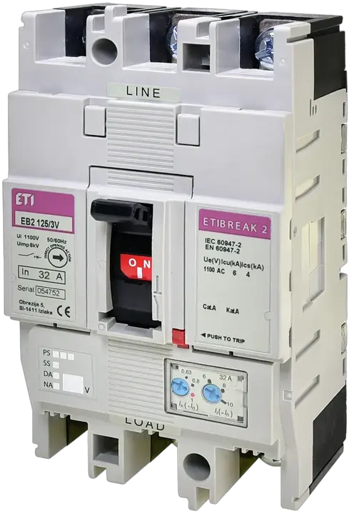 Attēls no EB2 125/3V 32A 3p 1100V