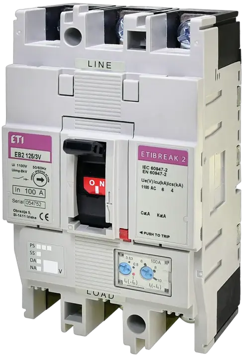 Attēls no EB2 125/3V 100A 3p 1100V
