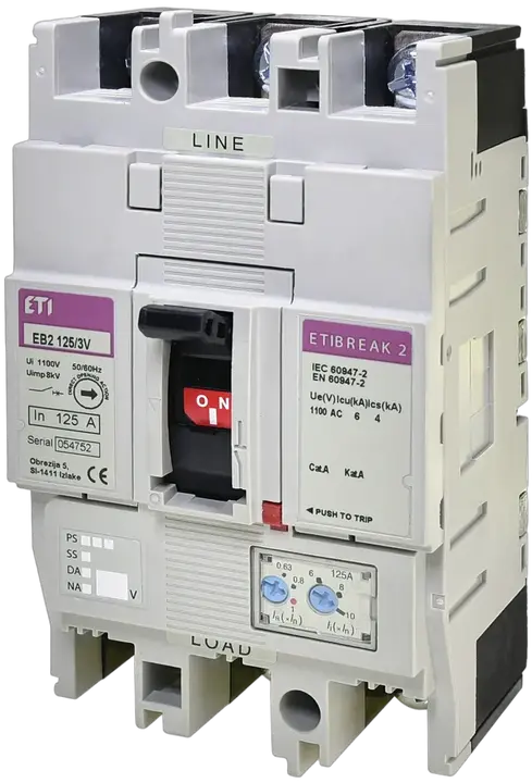 Attēls no EB2 125/3V 125A 3p 1100V