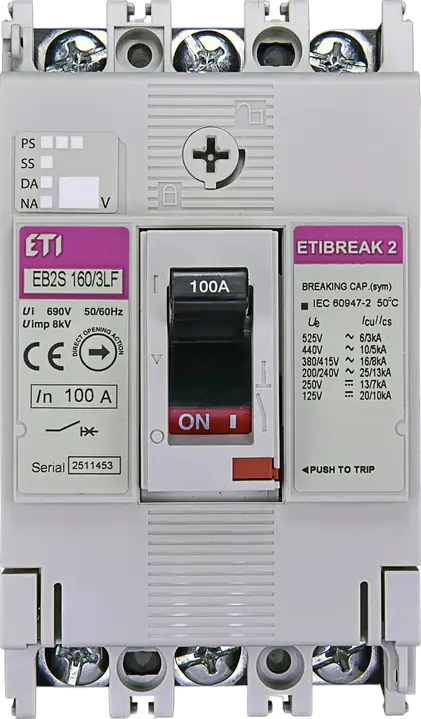 Attēls no EB2S 160/3LF 100A 3p