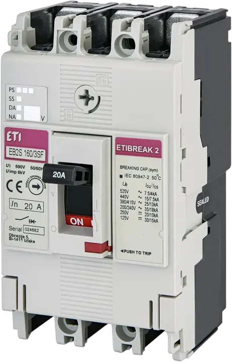 Attēls no EB2S 160/3SF 20A 3p