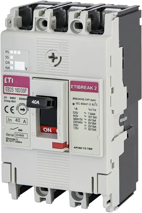 Attēls no EB2S 160/3SF 40A 3p