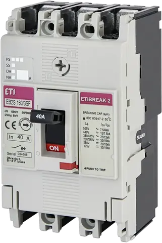EB2S 160/3SF 40A 3p